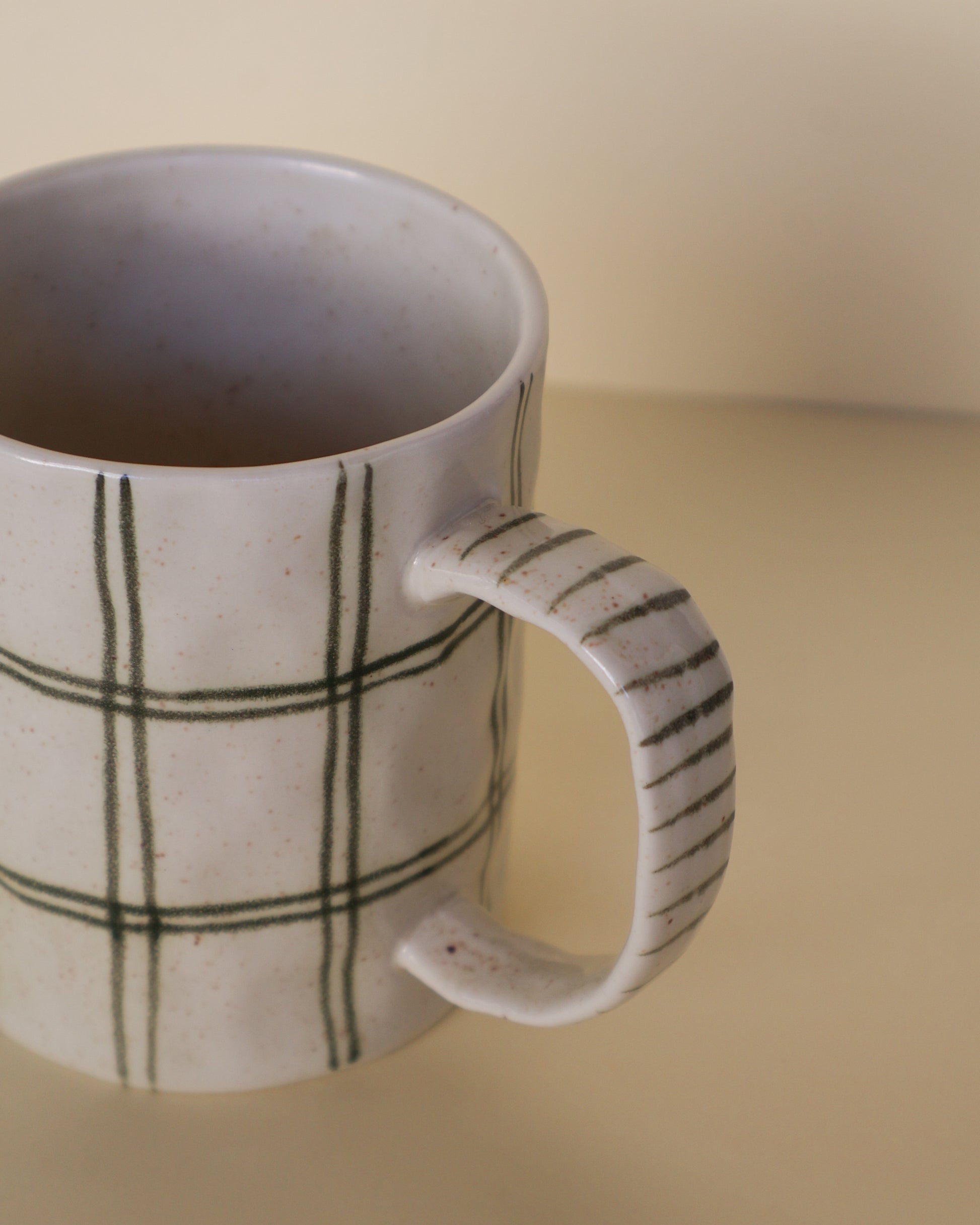 Matcha Lines 300ml Ceramic Mug