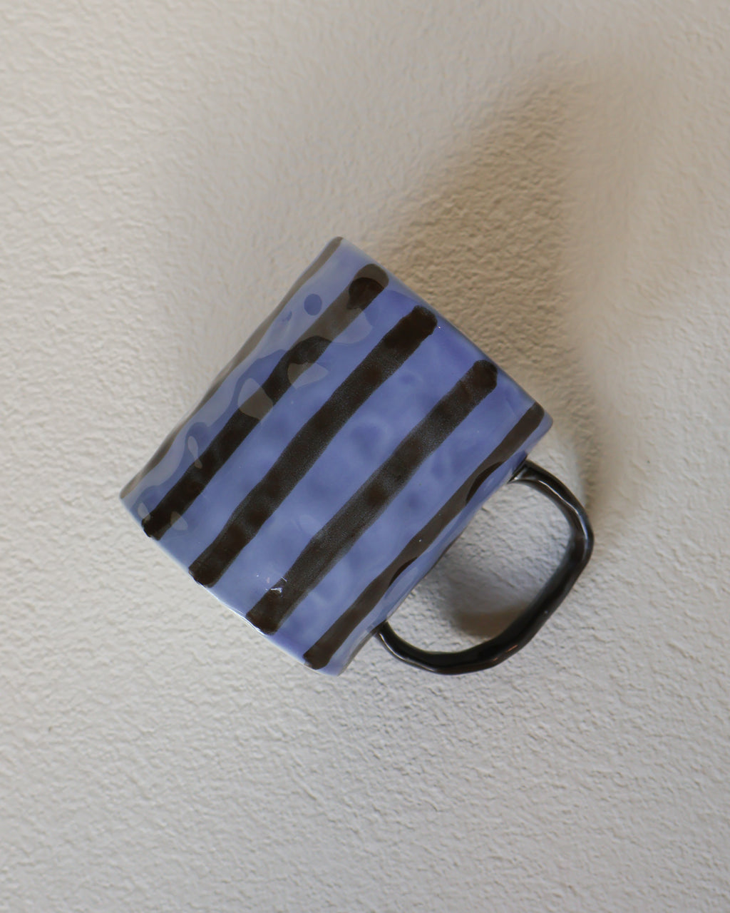 Blue Cocoa Stripes 300ml Ceramic Mug